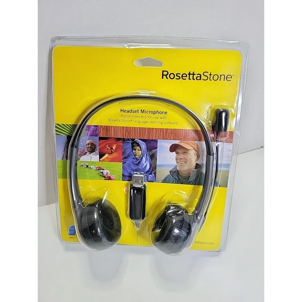 Rosetta Stone Headset Microphone USB For Language‎ Learning Software New Sealed!